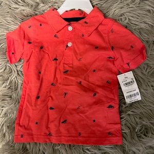 Brand new carters collared t-shirt